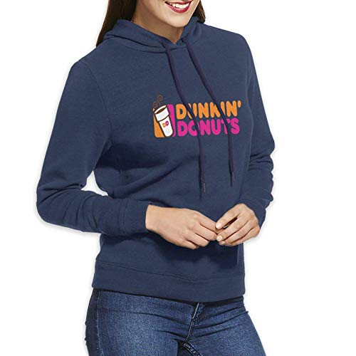 Yuanmeiju Dunkin Donuts Logo 3 Sudadera con Capucha para Mujer Sudadera con Capucha