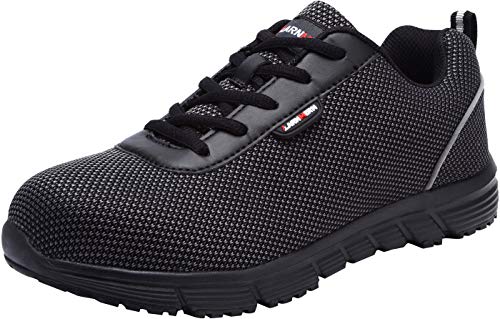 Zapatillas de Seguridad Hombre,LM170130 S1 SRC Zapatos de Trabajo Mujer con Punta de Acero Ultra Liviano Reflectivo Transpirable 46 EU,Medianoche Negro Zapatillas de Seguridad Hombre,LM170130 S1 SRC Zapatos de Trabajo Mujer con Punta de Acero Ultra Liviano Reflectivo Transpirable 46 EU,Medianoche Negro