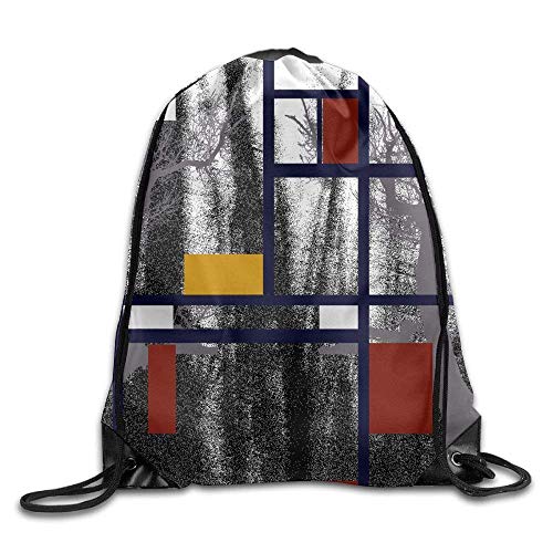 ZHIZIQIU Drawstring Bags Gym Bag Travel Backpack, Fashion Geometric Figure, Mens Backpack For Boys Girls