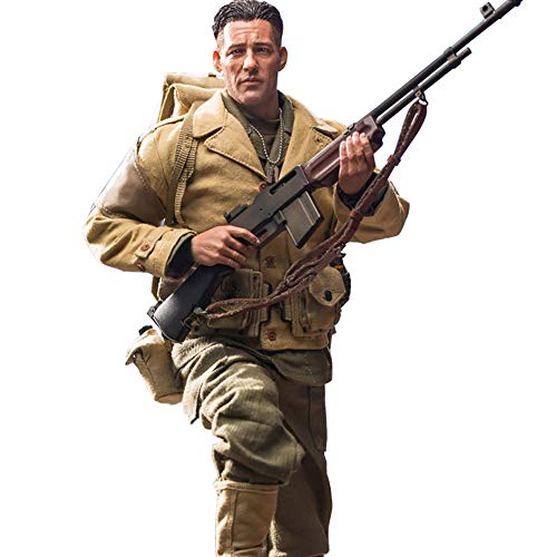 1/6 Escala Figuras De Acción Militar Rangers Americanos De 12 Pulgadas De La Segunda Guerra Mundial Modelo De Soldado para Fotografía, Colección, Entusiastas Militares