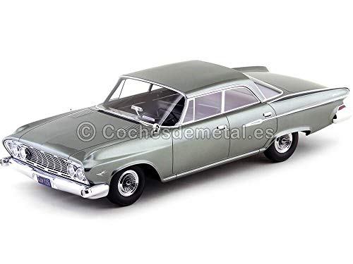 1961 Dodge Dart Phoenix Silver Green 1:18 Bos-Models 238