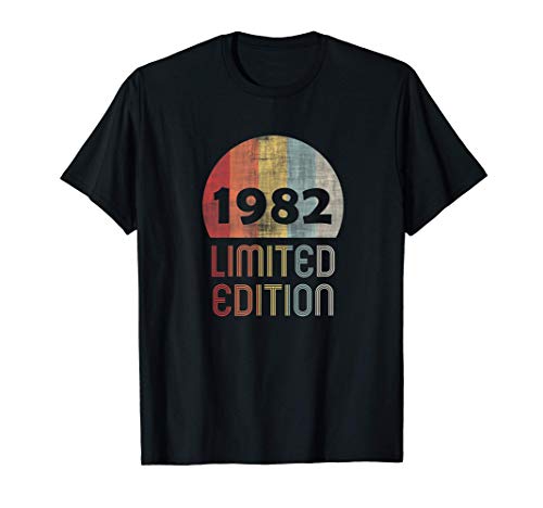 39 Años Cumpleaños Hombre Mujer Regalo 1982 Limited Edition Camiseta