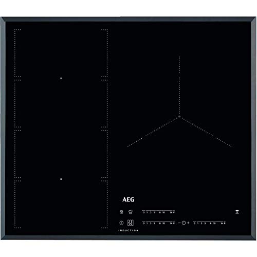 AEG IKE63471FB Placa inducción flexible, Biselada, Extraplana 3 zonas, Función Pausa, Calentamiento rápido, Controles Táctiles dezlizantes, conexión automática, Función FlexiPuente multizona, 60 cm AEG IKE63471FB Placa inducción flexible, Biselada, Extraplana 3 zonas, Función Pausa, Calentamiento rápido, Controles Táctiles dezlizantes, conexión automática, Función FlexiPuente multizona, 60 cm