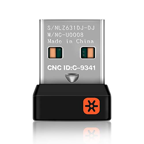 ALLOMN Adaptador de Receptor Inalámbrico, WiFi Nano Receptor Dongle para Logitech Unifying Inalámbrico Teclado M215 M235 M325 M545 6 Canales 6MM ALLOMN Adaptador de Receptor Inalámbrico, WiFi Nano Receptor Dongle para Logitech Unifying Inalámbrico Teclado M215 M235 M325 M545 6 Canales 6MM