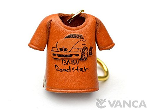 ‚a‚l‚v T-shirt Leather KH Keychain VANCA CRAFT-Collectible keyring Made in Japan