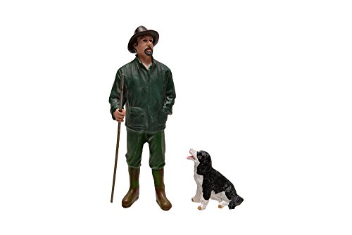 American Diorama Customer Patrick and a Dog Figurine / Figure For 1:24 Models by