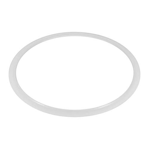 Anillo de sellado de junta, 6 tamaños, anillo de sellado de junta de silicona transparente de repuesto para olla a presión doméstica, herramienta de cocina(26CM)
