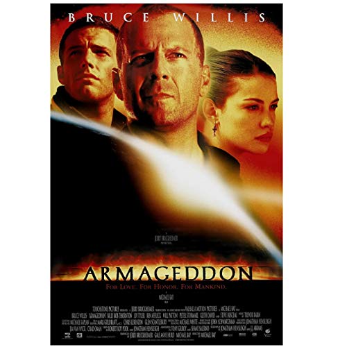 Armageddon (1998), cubierta de película,   póster artístico, pintura en lienzo, decoración del hogar, póster de alta definición, ilustraciones para sala de estar, 20x30 pulgadas sin marco (50x75cm）