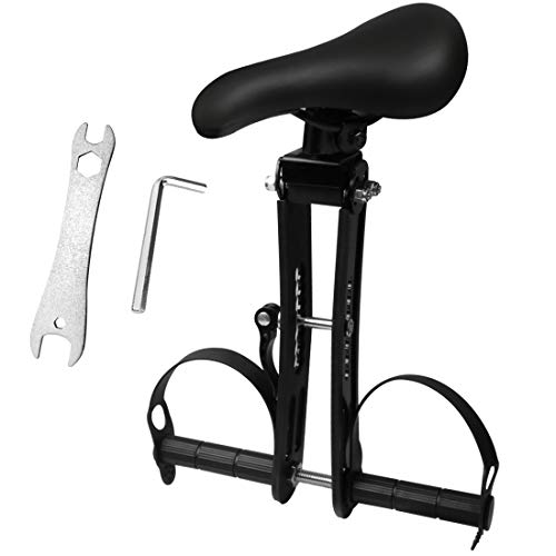 Asiento de Bicicleta para Niños Compatible con Todas Las MTB para Adultos, Asiento de Bicicleta Montado en la Parte Delantera para Niños de 2 a 5 Años, hasta 48 lbs Asiento de Bicicleta para Niños Compatible con Todas Las MTB para Adultos, Asiento de Bicicleta Montado en la Parte Delantera para Niños de 2 a 5 Años, hasta 48 lbs
