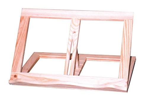 Atril madera. En madera de pino macizo en crudo. edidas (ancho/fondo/alto): 33 * 27 * 22 cms. El atril dispone de una pestaña para poderlo posicionar en diferentes ángulos. Atril madera. En madera de pino macizo en crudo. edidas (ancho/fondo/alto): 33 * 27 * 22 cms. El atril dispone de una pestaña para poderlo posicionar en diferentes ángulos.