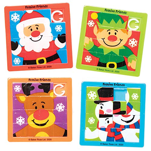 Baker Ross AX455 Amigos Festivos Mini Juegos De Rompecabezas Deslizantes - Paquete De 8, Juguetes Novedosos Para Niños, Fiesta Perfecta, Botín O Bolsa De Premios Baker Ross AX455 Amigos Festivos Mini Juegos De Rompecabezas Deslizantes - Paquete De 8, Juguetes Novedosos Para Niños, Fiesta Perfecta, Botín O Bolsa De Premios
