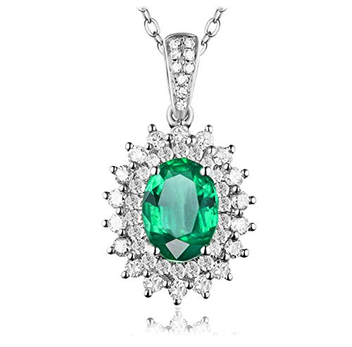 Blisfille Colgante de Sangre de Paloma Diamante de 2.1ct Joyería Collar Fiesta Plateado Gargantilla Mujer Oro 18 Kilates Blisfille Colgante de Sangre de Paloma Diamante de 2.1ct Joyería Collar Fiesta Plateado Gargantilla Mujer Oro 18 Kilates
