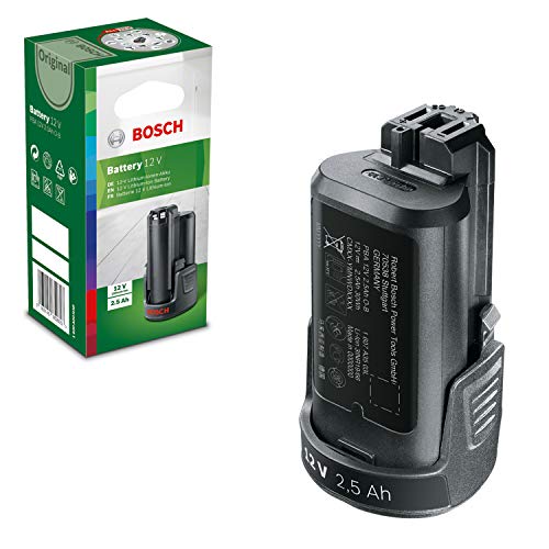 Bosch Batería de litio PBA 12 (12 V, 2,5 Ah, Power for all, PBA 12, Caja de Cartón)