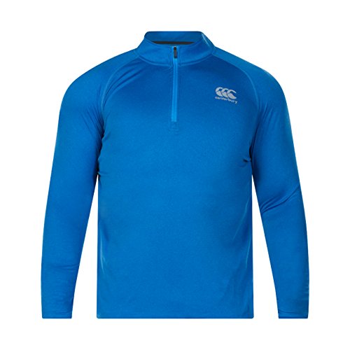 Canterbury Vapodri 1st Layer - Camiseta de Primera Capa para Hombre, Hombre, Parte Superior de Primera Capa, E553973-Z71-XS, Marl Azul Brillante, XS