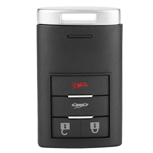 Car Key Shell | Durable con textura de 4 botones del coche remoto inteligente llavero caso Shell Fit para Chevrolet Corvette