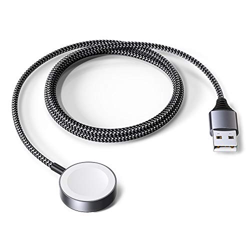 Cargador para Apple Watch, cable de carga magnético a USB, estación de carga, de 1 m, para cargador inalámbrico compatible con Apple Watch 5, 4, 3, 2 y 1 Cargador para Apple Watch, cable de carga magnético a USB, estación de carga, de 1 m, para cargador inalámbrico compatible con Apple Watch 5, 4, 3, 2 y 1