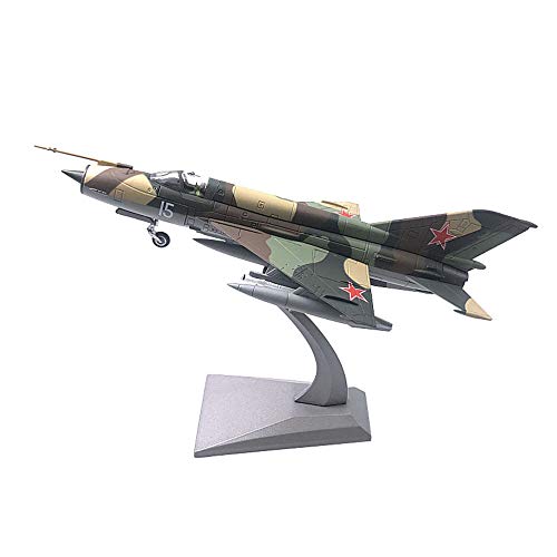 CMO Aeromodelismo, Unión Soviética de Caza MIG-21 Modelo De Aleación Escala 1/72, Juguetes y Regalos para Adultos, 7,7 X 5,1 Pulgadas CMO Aeromodelismo, Unión Soviética de Caza MIG-21 Modelo De Aleación Escala 1/72, Juguetes y Regalos para Adultos, 7,7 X 5,1 Pulgadas
