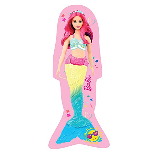 Cojín Barbie Mattel en forma de sirena, multicolor, 40 x 40 cm Cojín Barbie Mattel en forma de sirena, multicolor, 40 x 40 cm