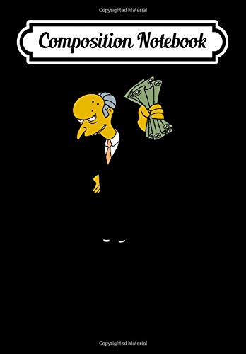 Composition Notebook: Mr Burns Simpsons -, Journal 6 x 9, 100 Page Blank Lined Paperback Journal/Notebook