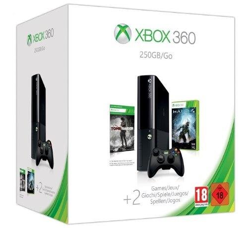 Console Xbox 360 250 Go + HALO 4 + Tomb Raider [Importación Francesa]