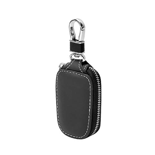 Cuero Estuches de Llave,Clave del Coche Titular de la Caja Cartera Llavero de Cremallera Clave del Coche Titular de la Caja Monedero para Hombres y Mujeres(Negro) Cuero Estuches de Llave,Clave del Coche Titular de la Caja Cartera Llavero de Cremallera Clave del Coche Titular de la Caja Monedero para Hombres y Mujeres(Negro)