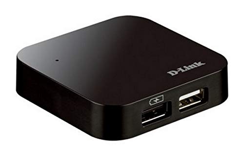 D-Link DUB-H4 - Hub de 4 USB 2.0, negro