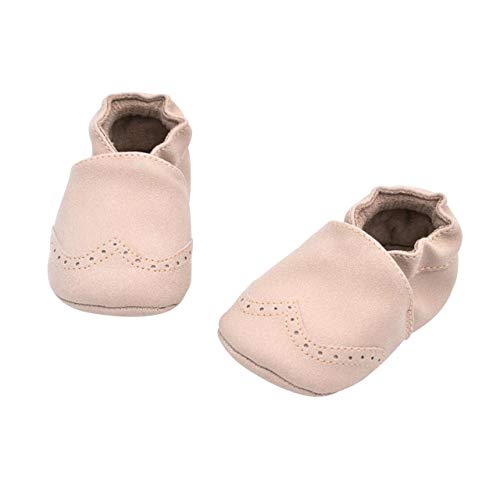DEBAIJIA Zapatos de Bebé para 6-18 Meses Unisex Niños Niñas Primeros Pasos Pantuflas Infantiles Moda Casual Antideslizante Suave Suela sin Cordones Zapatos de Casa Zapatillas de Cuero