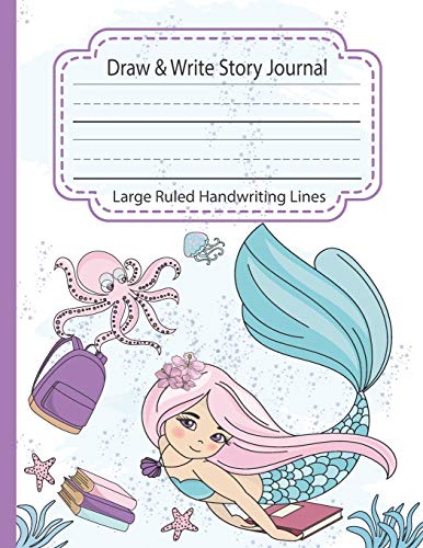 Draw & Write Story Journal, Large Ruled Handwriting Lines: Primary Composition Book - Half Page for Drawing and Writing (Volume 13)