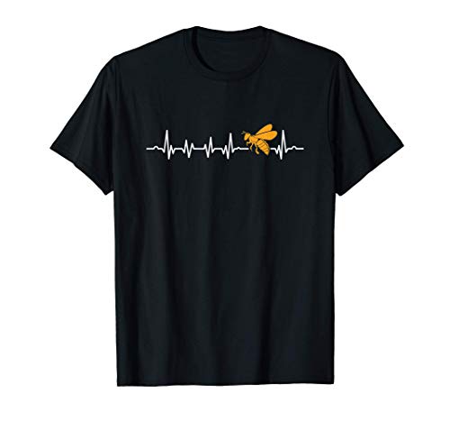 El latido del corazón de la abeja Apicultor Apicultura Panal Camiseta