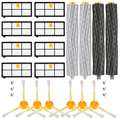 energup Filtros de Repuesto para Roomba Serie 800 900 860 865 866 871 876 880 886 890 891 895 960 966 980 Kit de reemplazo de vacío Accesorios