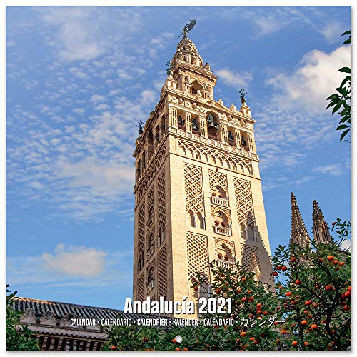 ERIK - Calendario de pared 2021 Andalucía, 30x30 cm ERIK - Calendario de pared 2021 Andalucía, 30x30 cm
