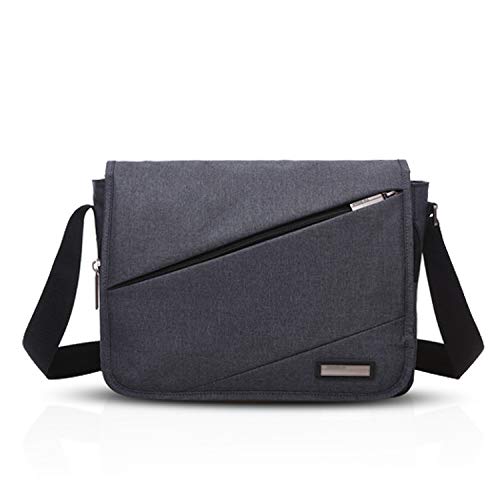 FANDARE Unisexo Bolso de Hombro Hombres/Mujeres Bolsos Bandolera Outdoor Bolsa de Mensajero Messenger Bag Estudiante Crossbody Bag Poliéster Negro FANDARE Unisexo Bolso de Hombro Hombres/Mujeres Bolsos Bandolera Outdoor Bolsa de Mensajero Messenger Bag Estudiante Crossbody Bag Poliéster Negro
