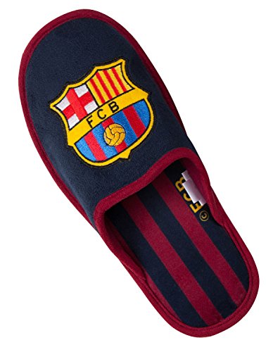 FC Barcelone - Zapatillas del Barça para hombre, colección oficial, talla de adulto, Hombre, azul, 37