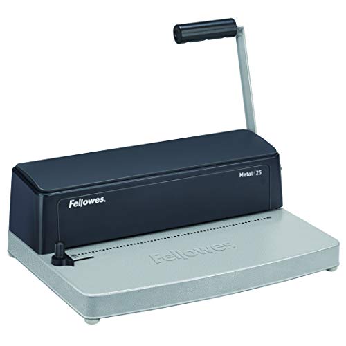 Fellowes Metal 25 - Encuadernadora manual de espiral metálico, uso ocasional Fellowes Metal 25 - Encuadernadora manual de espiral metálico, uso ocasional