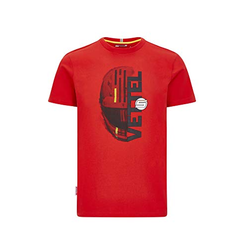 Ferrari Scuderia F1 Sebastian Vettel Driver camiseta roja (XL)