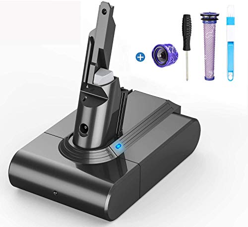 FLYLINKTECH Batería Dyson V7 SV11, 4000mAh Dyson V7 Batería 21.6V Batería de repuesto para Dyson V7 Aspiradora Inalámbrica V7 Animal V7 Trigger V7 Trigger + V7 Motorhead Pro V7 Fluffy V7 Matelas FLYLINKTECH Batería Dyson V7 SV11, 4000mAh Dyson V7 Batería 21.6V Batería de repuesto para Dyson V7 Aspiradora Inalámbrica V7 Animal V7 Trigger V7 Trigger + V7 Motorhead Pro V7 Fluffy V7 Matelas
