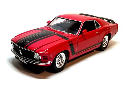 Ford Mustang Boss 302 1970 rot/schwarz 1:24 Welly