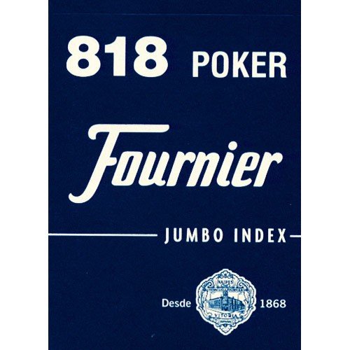 Fournier Baraja 818 Jumbo Index (Azul)