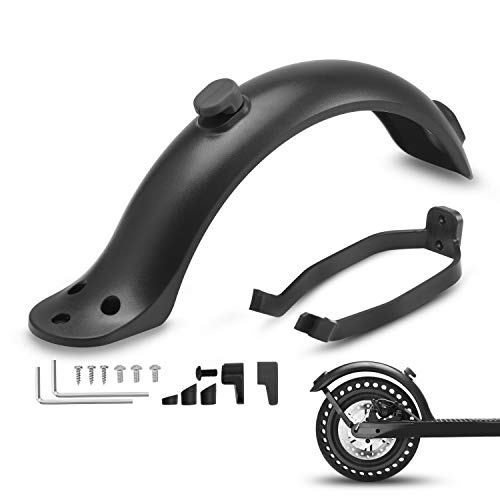 FYTENG Adecuado para Xiaomi M365 / M365 Pro Scooter, Guardabarros Trasero, Accesorios De Repuesto para Scooter Eléctrico, Soporte De Guardabarros, con Tornillos Y Tuercas(Negro)