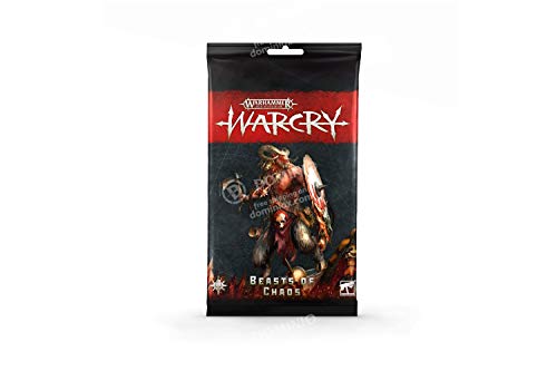 Games Workshop Warhammer AoS – Warcry : Beasts of Caos Card Pack