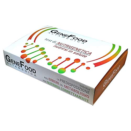 GeneFood Base – Kit para el test del ADN 100% fabricado en Italia – Análisis nutrigenético para dieta personalizada – predisposiciones metabólicas