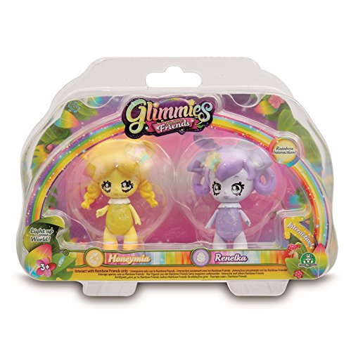 Glimmies - Serie 2 Blister 2 Figuras Honeymia + Renelka (Giochi Preziosi GLN01000)