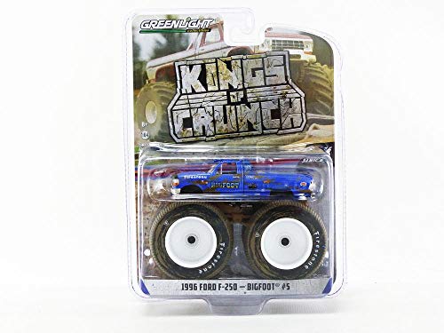 GREENLIGHT 49060 F 1996 Ford F-250 Bigfoot 5 Monster Truck DIECAST 1:64 - Dirty Version GREENLIGHT 49060 F 1996 Ford F-250 Bigfoot 5 Monster Truck DIECAST 1:64 - Dirty Version
