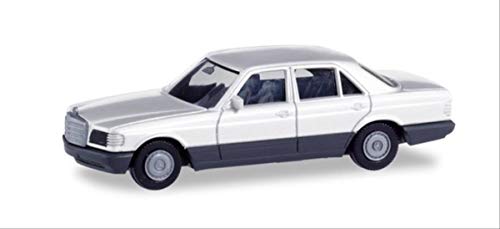 herpa Klasse in Zum Basteln Sammeln und als Geschenk Modelos MiniKit: Mercedes-Benz Clase S en Miniatura para coleccionar artesanías y como Regalo, Blanco, Color (013727)