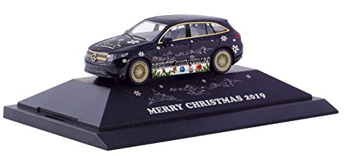 herpa- Mercedes-Benz EQC Christmas Car 2019" en Miniatura para artesanía y coleccionismo (102155)