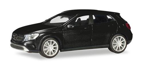 Herpa Miniaturmodelle GmbH-Herpa 038317-002 Vehículo Mercedes-Benz Clase GLA, Negro cósmico metálico, Color kosmosschwarz Metallic Herpa Miniaturmodelle GmbH-Herpa 038317-002 Vehículo Mercedes-Benz Clase GLA, Negro cósmico metálico, Color kosmosschwarz Metallic