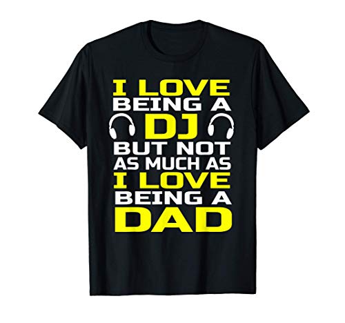 Hombre Dad DJ Disk Jockey Regalos para padres Hombre Regalo Camiseta