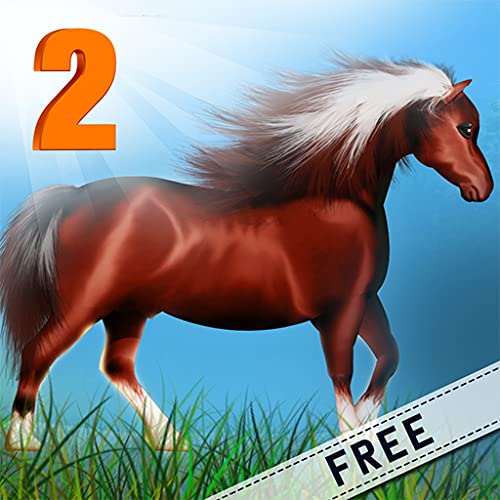 Horse Poney Wild Agility Race 2 : The winter icy mountain dangerous path - Free