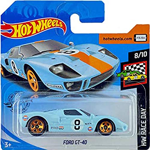 Hot wheels Ford GT-40 HW Race Team 8/10 (35/250) Short Card 2020