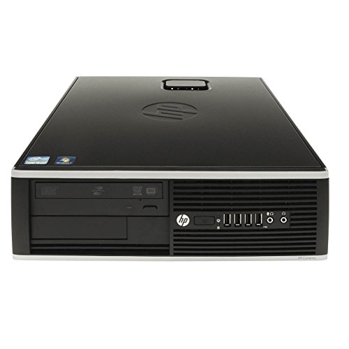 HP Elite 8200 Sff - Ordenador de mesa (Intel Core I5-2400 Quad Core, 8GB RAM,HDD de 250 GB DVD, COA WINDOWS 7 PRO Original) Negro